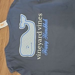 Vinyard vines long sleeve happy Hanukkah M NWOT